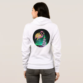 Vegas Flamant rose Sparkle Sweat - shirt à capuche