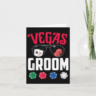 Vegas Groom Bride Verlobung Vegas Bachelorette Pa Karte