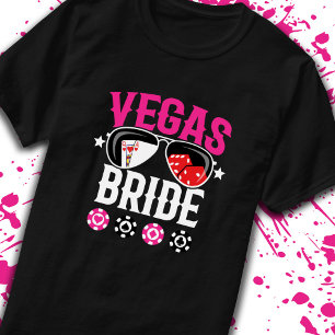 Vegas-Hochzeit - Braut - Vegas-Junggesellinnenabsc T-Shirt