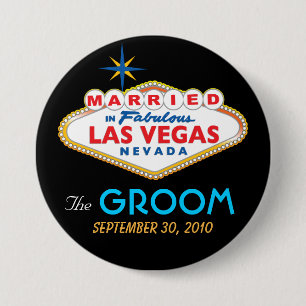 Vegas Hochzeit in Urlaubsort DER GRUPPENZEICHEN Button
