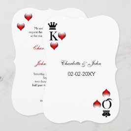 Vegas-Hochzeitseinladung Einladung