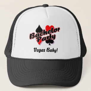 Vegas-Junggeselle-Party Truckerkappe