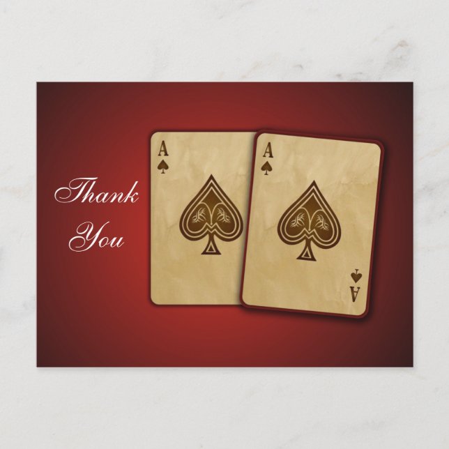 Vegas Mariage Merci Cartes (Devant)