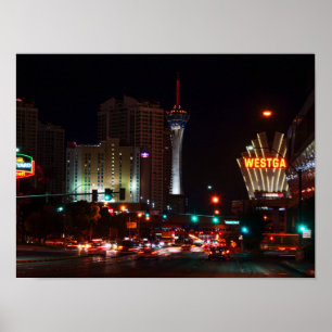 Vegas Paradise Road Poster