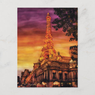 Vegas - Paris - The Paris Hotel Postkarte