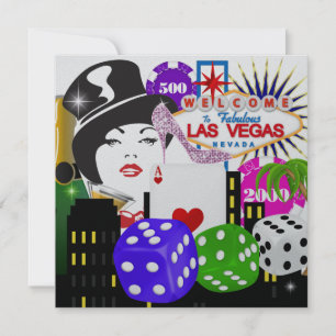 Vegas Party - Casino / Poker - SRF Einladung