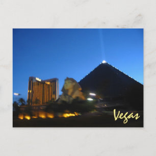 Vegas Postkarte