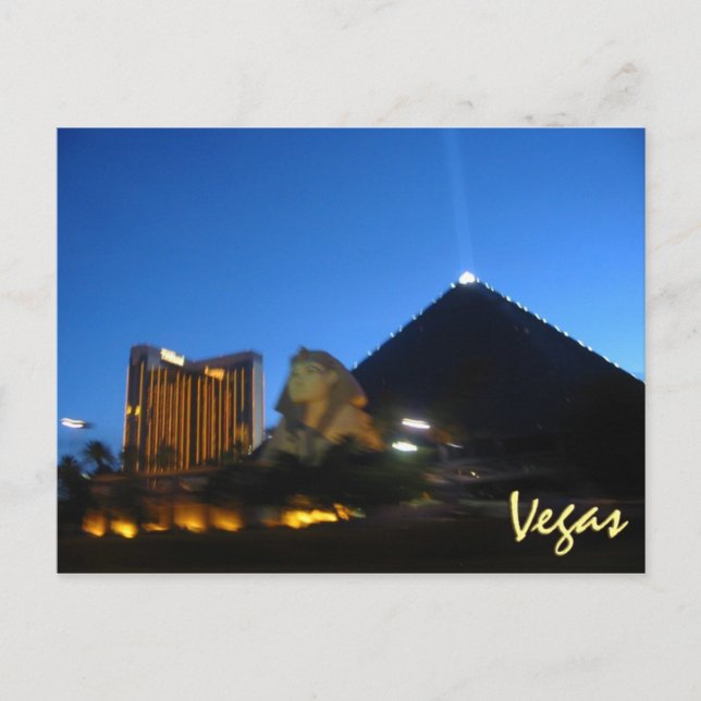 Vegas Postkarte (Vorderseite)