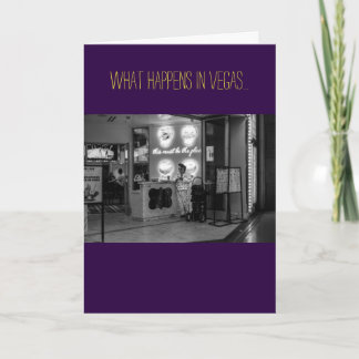 Vegas-Reise-Einladung - Originalfotografie von Ton Karte