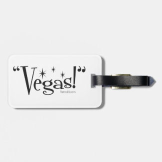 "Vegas! "RetroLV.Com Gepäckanhänger