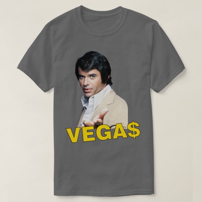 Vegas Robert Urich les années 70 Cop Show TShirt (Design devant)