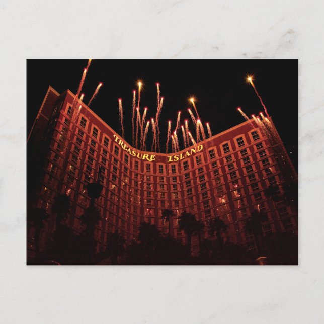 Vegas - Schatzinsel Postkarte (Vorderseite)
