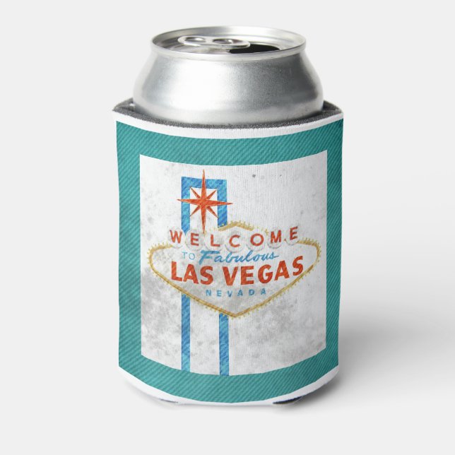 Vegas-Schildgrunge Dosenkühler (Kanne Rückseite)