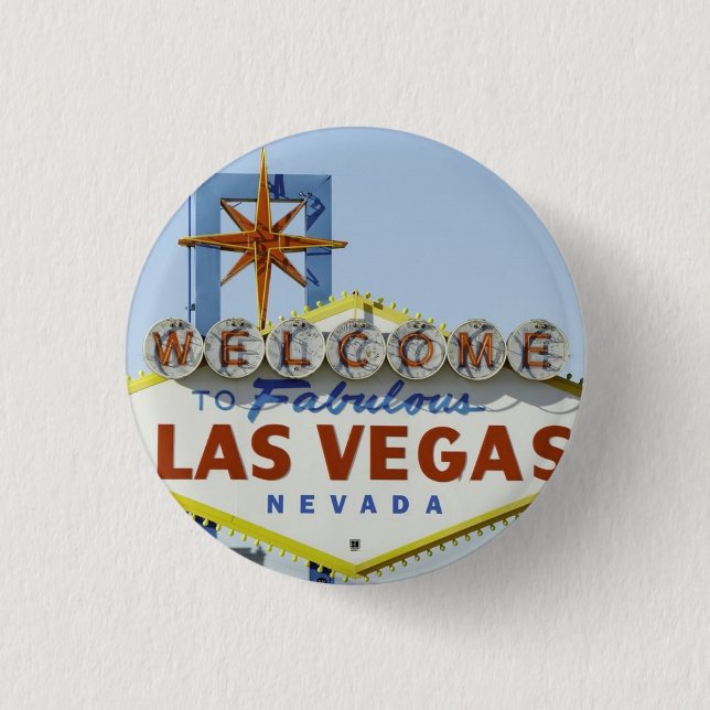 Vegas Sign Daytime Button (Vorderseite)
