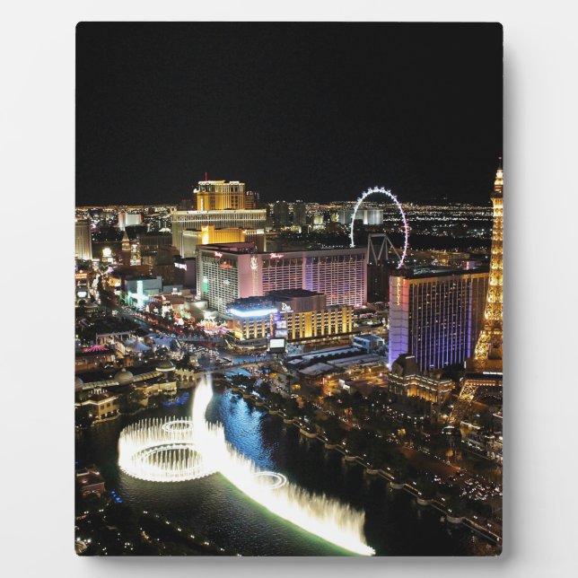Vegas Skyline Fotoplatte (Vorderseite)
