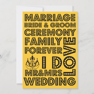 Vegas Style Mariage Invitations