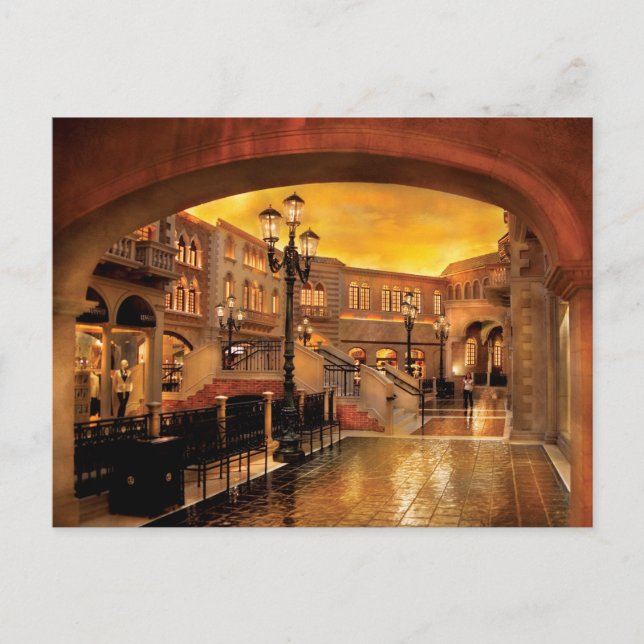 Vegas - Venezianisch - Die Straßen von Venedig Postkarte (Vorderseite)