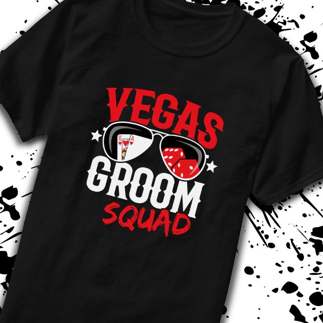 Vegas Wedding - Vegas Bachelor Party T-Shirt (Von Creator hochgeladen)