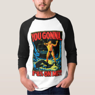 Vegas Wilde Nacht Lustige Nüsse mit Kater T-Shirt
