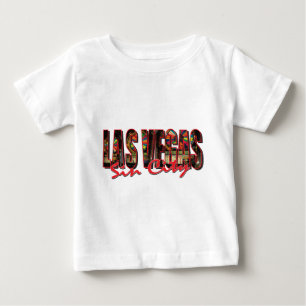 VEGAS WORT und Sin City Baby T-shirt