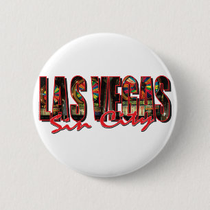 VEGAS WORT und Sin City Button