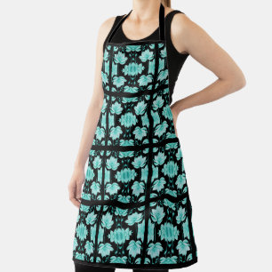 VegasRae Cyan Lotus Schürze