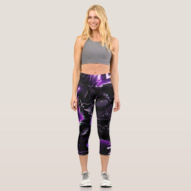 Vegeta Ultra Ego Capri Leggings (Vorderseite)