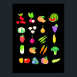 Vegetable Species Poster<br><div class="desc">Vegetable Species</div>