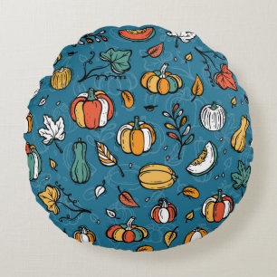 Vegetables vintage background. Varieties Rundes Kissen