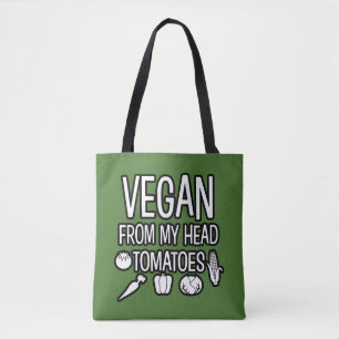 Végétalien de mon sac fourre-tout drôle à toma