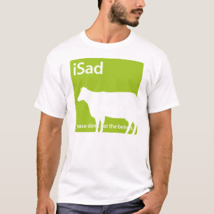 végétalien de vache à iSad ou T-shirt de