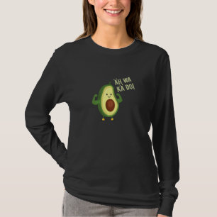 Vegetarian Avocado Guacamole Toast Healthy Fat Gre T-Shirt