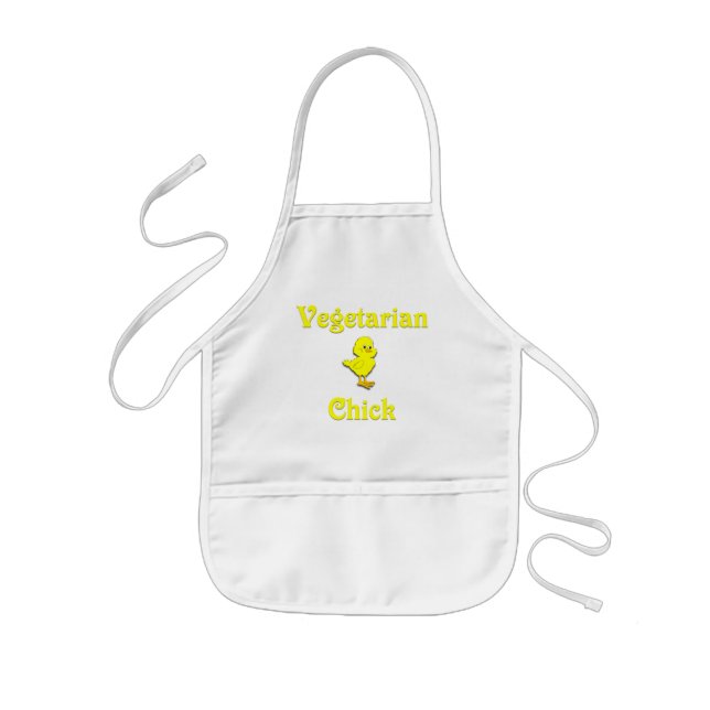 Vegetarian Chick Kinderschürze (Vorne)