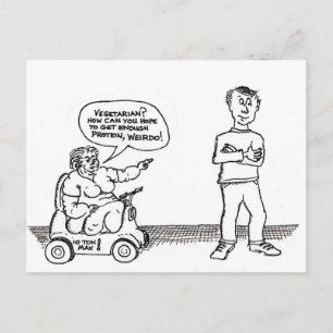 Vegetarian Critic Postkarte