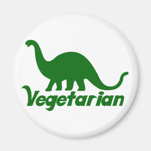 Vegetarian Dinosaurier Magnet