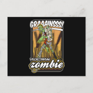 Vegetarian Zombie Postkarte