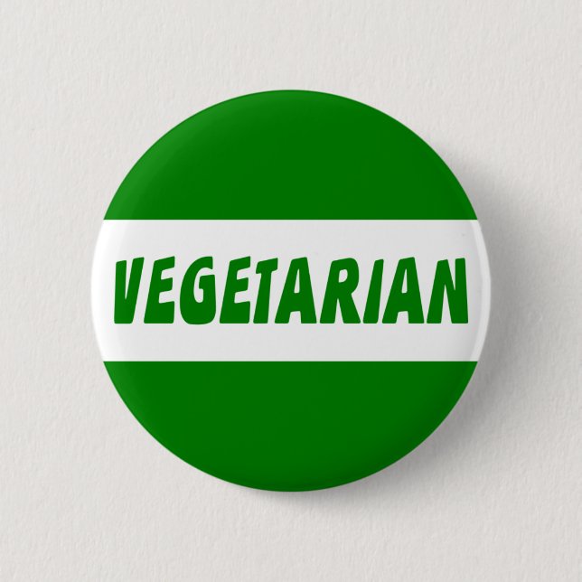 Vegetarier Button (Vorderseite)