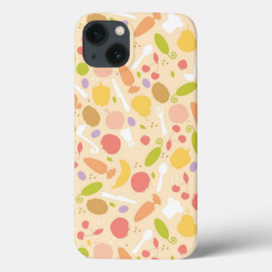 Vegetarier, der Musterhintergrund kocht Case-Mate iPhone Hülle