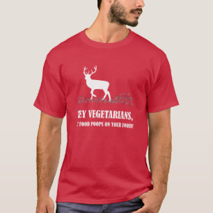 Vegetarier, die meine Nahrung auf Ihren T-Shirt