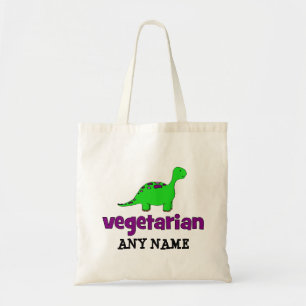 Vegetarier - Dinosaurier-Entwurf Tragetasche