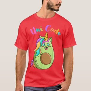 Vegetarier Einhorn als Avocado Unicado T-Shirt