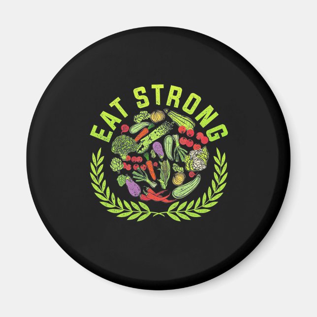 Vegetarier essen stark magnet (Vorne)