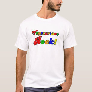 Vegetarier-Felsen T-Shirt