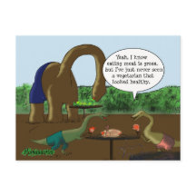Vegetarier gegen Tier-lustigen Dinosaurier