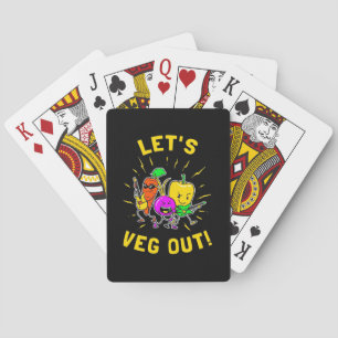 Vegetarier Gelassen Vegan Spielkarten
