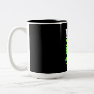 Vegetarier I Liebe Grüne Bohnen Zweifarbige Tasse