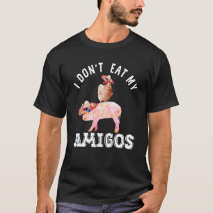 Vegetarier Ich Esse Meine Amigos Nicht Lustiges M T-Shirt