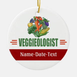 Vegetarier Keramik Ornament