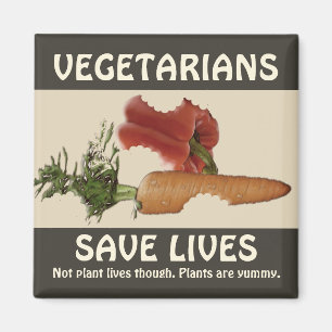 Vegetarier Rettete Leben Magnet