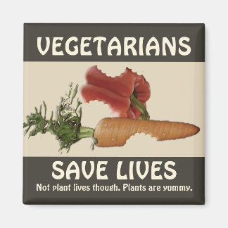 Vegetarier Rettete Leben Magnet